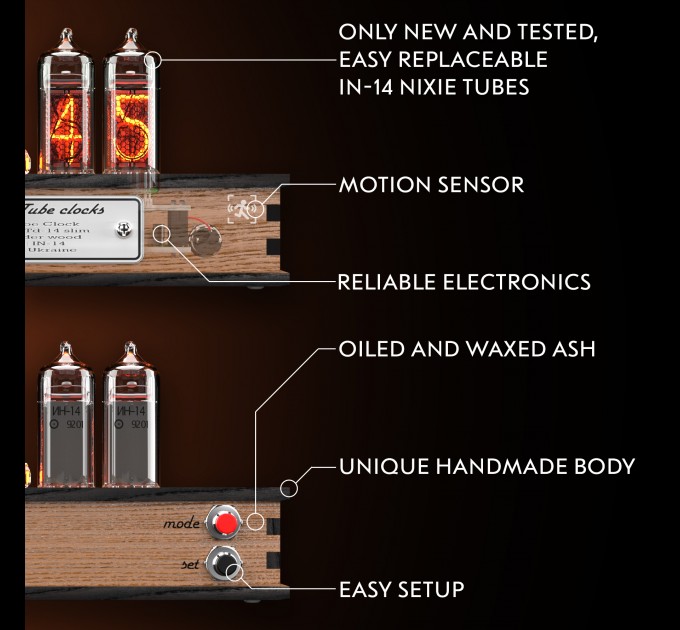 Nixie Tube Clock IN-14